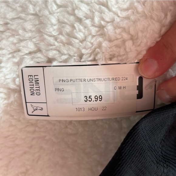 Ping Putter Unstructured Golf Snapback Hat NEW - Picture 4 of 5